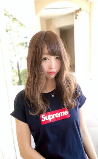 ロング カラー 💓シールエクステ ルミエールのヘアスタイル