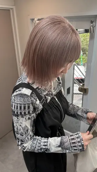 ミディアム 【抜け感ヘア🌿】 natuna.のヘアスタイル