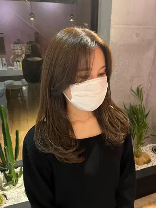 カラー 艶感透明感カラー🤍 hinaのヘアスタイル