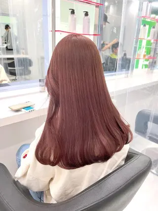 ロング カラー 大人っぽ♡上品な暖色 ♡ブリーチなし♡のヘアスタイル