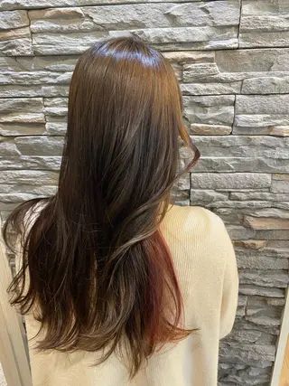 ロング カラー Fika所属・山浦 貴恵のヘアスタイル