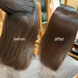 ロング カラー 透明感カラー/ 小顔カット/ミヅキのヘアスタイル