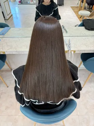 ロング カラー 木村 咲花のヘアスタイル