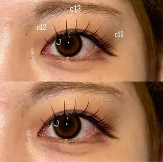 マツエク・マツパ NORA hinataのマツエク・マツパデザイン