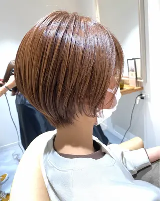 ショート カラー 長野 恵のヘアスタイル