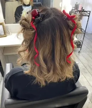 ヘアアレンジ shizuka 👸ヘアセット✨のヘアスタイル