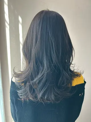 ロング カラー hub hair レイヤー/透明感のヘアスタイル