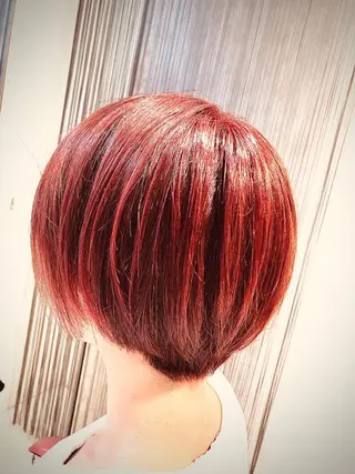 ショート カラー Agu hair Ao 香取佐原店所属・蓑輪 ミノワのヘアスタイル