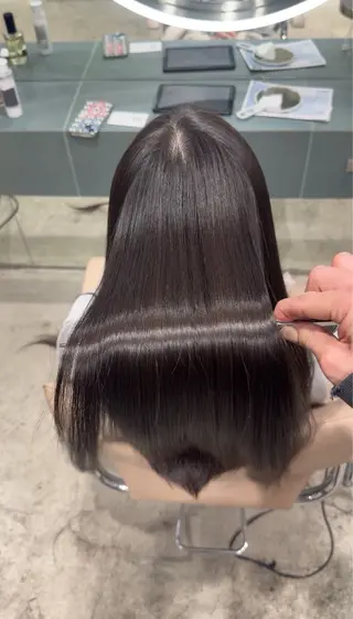 ミディアム ✨髪質改善 縮毛矯正 艶髪 立川 コウキ✨のヘアスタイル