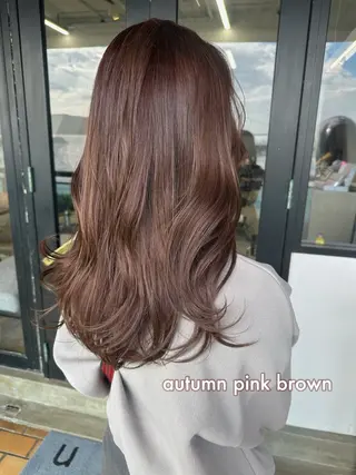 ロング 藤本 静香のヘアスタイル