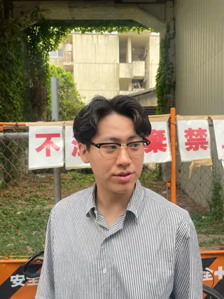 ショート パーマ メンズ 大阪茶屋町 メンズカット関田拳のヘアスタイル