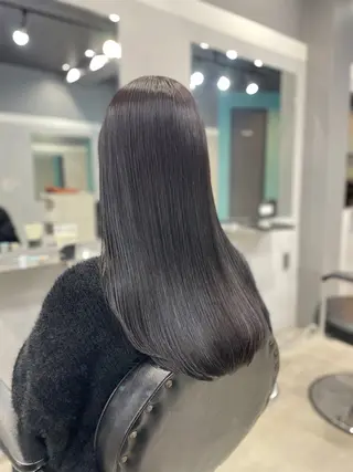 セミロング 🪐SOURCE 塚口　シマブクロ🪐のヘアスタイル