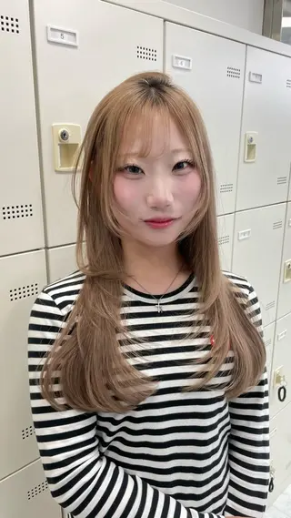 カラー mayu/ブリーチ/ layer/似合わせのヘアスタイル