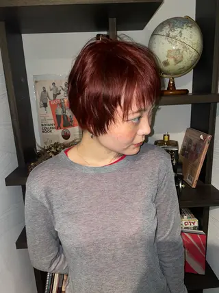 ショート カラー 大人ヘア/ナチュラル 杉野望雄のヘアスタイル