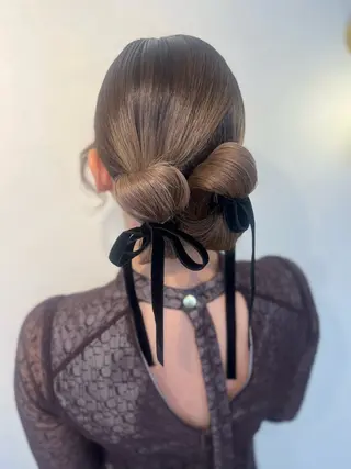 ヘアアレンジ 大人可愛いヘアメイク 💋🧚‍♀️しずかのヘアスタイル