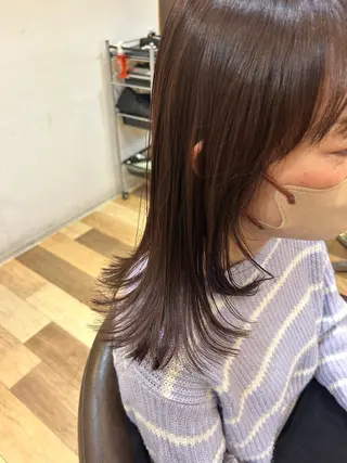 ミディアム Dali 新さっぽろ店所属・Dali 新さっぽろ Ricoのヘアスタイル