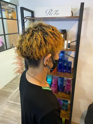 パーマ メンズ ロアヘアーコーディネート所属・ナチュラルヘア /透明感/長井遥陽のヘアスタイル