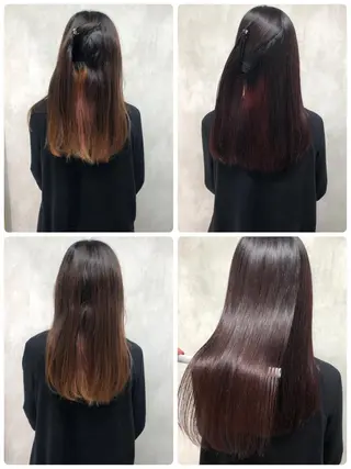 セミロング 満足度⭕️縮毛矯正師 谷口にお任せを👍のヘアスタイル