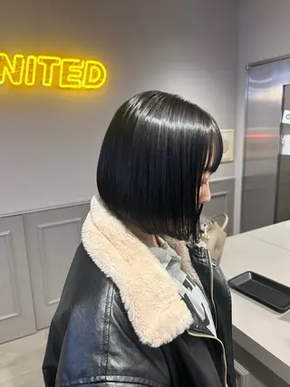 ミディアム カラー パーマ ヘアアレンジ メンズ キッズ ブリーチなしカラー/ ブラウン/レイヤーのヘアスタイル