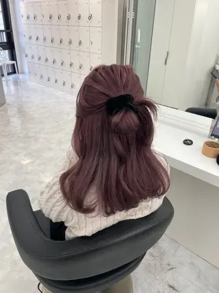 ミディアム MOE 福岡韓国ヘア✧︎のヘアスタイル