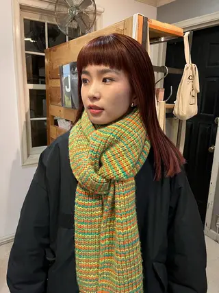 セミロング カラー NOUN所属・eri kinjoのヘアスタイル