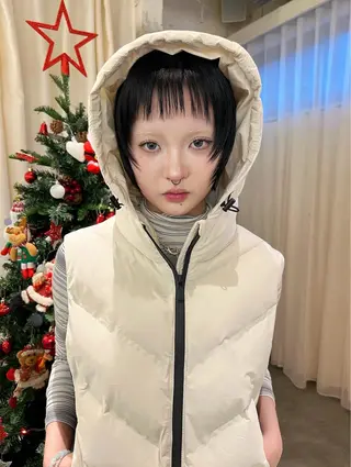 ショート カラー haco＋所属・圧倒的デザイン力 店長🎨RENAのヘアスタイル