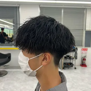 ショート カラー パーマ ヘアアレンジ メンズ キッズ ネイル マツエク・マツパ アイブロウ 🔷横浜1のパーマ 職人🔷将太郎のヘアスタイル