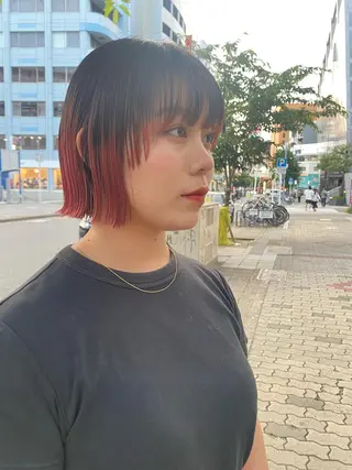 ショート sea's所属・ヒラカホ/矢場町/ ブリーチ/似合わせのヘアスタイル