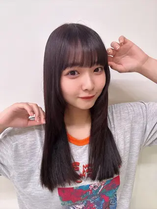 セミロング カラー ヘアアレンジ 愛されカラー🩷 はるなのヘアスタイル