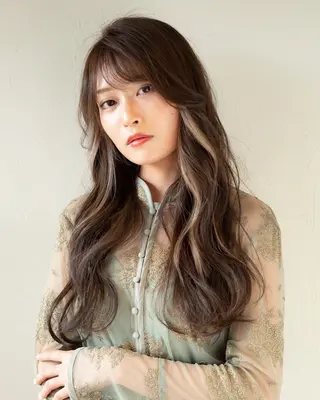 ロング カラー kaminote所属・福西晃希 【艶髪・髪質改善】のヘアスタイル