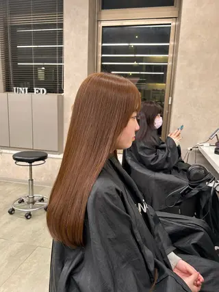 カラー 透明感ベージュ🤎 ナチュラルレイヤーのヘアスタイル