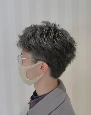 メンズ センターパート 川島爽楽のヘアスタイル