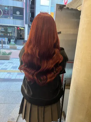 セミロング 濱川響太レディース カットモデルのヘアスタイル