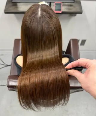 ロング XYZ所属・縮毛矯正/髪質改善 韓国風/MIKIYAのヘアスタイル