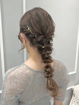 ヘアアレンジ 似合わせ艶髪カラー ❤️ハダユミのヘアスタイル
