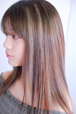 セミロング NYNY大久保店松浦 正覚のヘアスタイル