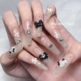 ネイル HANA 長さだしのネイルデザイン