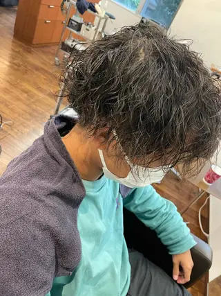 ショート パーマ メンズ 🌸髪質改善🌸 Shuhei🗝♠のヘアスタイル