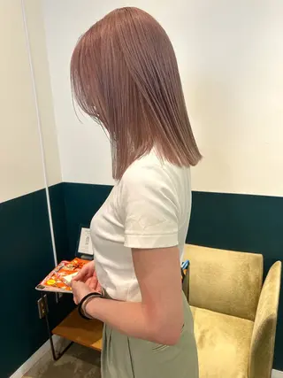 ミディアム カラー カラーリスト菅野 竜矢🌈のヘアスタイル