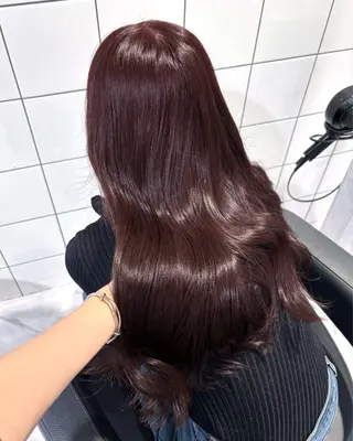 ロング カラー 表参道♡暗髪^ྀི 艶カラー♡アユミのヘアスタイル