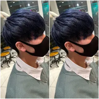 ショート カラー メンズ 全席個室　暖色カラー Zina松園優香🌸のヘアスタイル