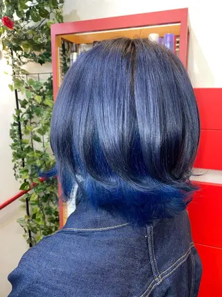 ショート ゆぴ☾‪/推しカラー /ハイトーンのヘアスタイル