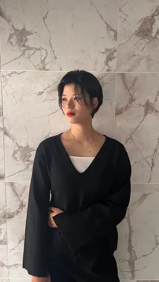 ショート 透明感カラー🕊🤍 アサノ  マユのヘアスタイル