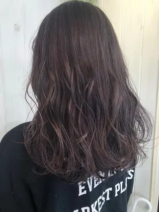 セミロング カラー レイヤー×顔周 り×髪質改善/MIUのヘアスタイル