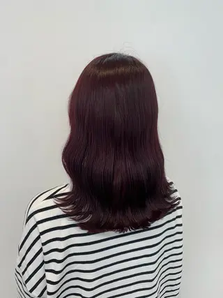 ミディアム カラー 髪質改善 ೀyuikaのヘアスタイル