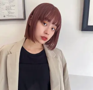 ショート casi所属・ボブパーマ🥣KON コンナツミのヘアスタイル