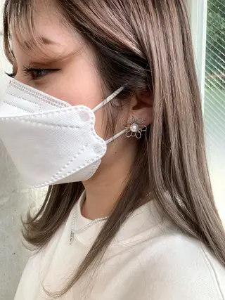 セミロング 髪質改善NO.1🥇 蒲澤🏆のヘアスタイル