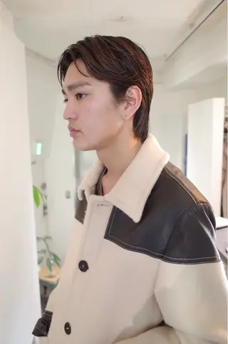 カラー パーマ メンズ 髪質改善/ブリーチ EITOのヘアスタイル