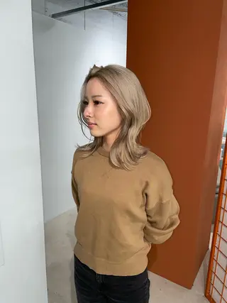 ミディアム qulim所属・qulim【クリム】 /ハイトーン/海音のヘアスタイル