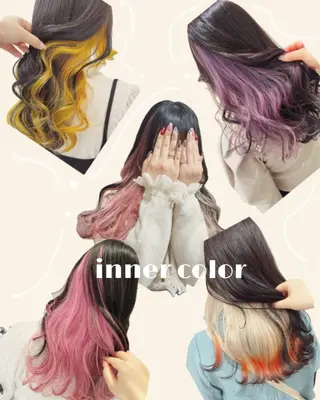 ロング カラー ヘアアレンジ 新宿color🐝 AYAKA🌈💖のヘアスタイル